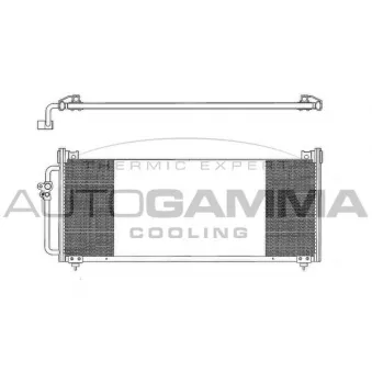 Condenseur, climatisation AUTOGAMMA 102786