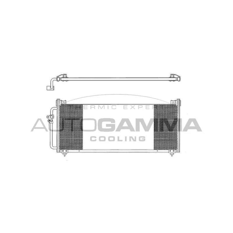 Condenseur, climatisation AUTOGAMMA 102786