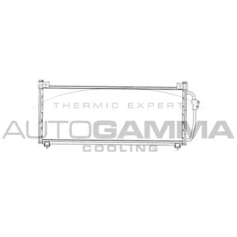 Condenseur, climatisation AUTOGAMMA 102787