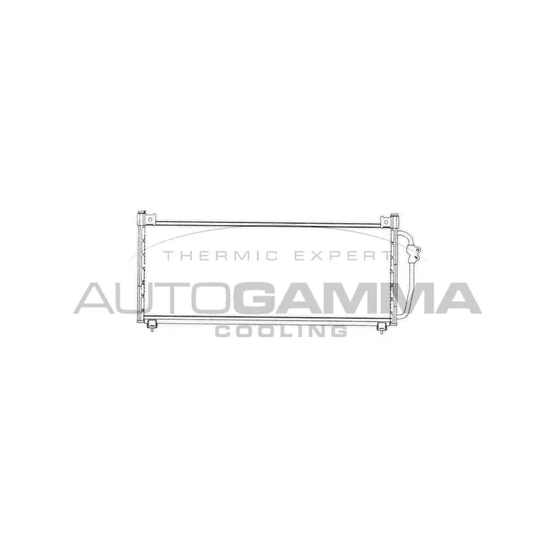 Condenseur, climatisation AUTOGAMMA 102787