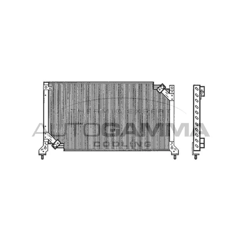 Condenseur, climatisation AUTOGAMMA 102788