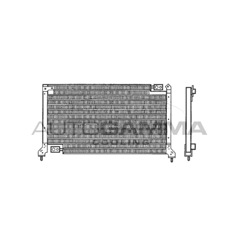 Condenseur, climatisation AUTOGAMMA 102789