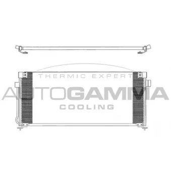 Condenseur, climatisation AUTOGAMMA 102790