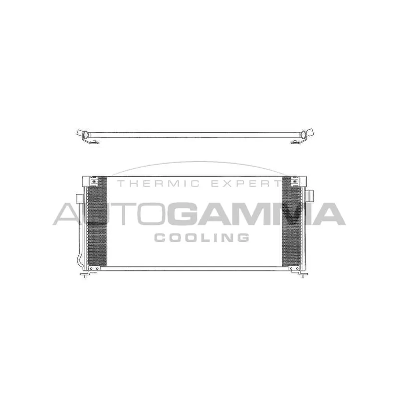 Condenseur, climatisation AUTOGAMMA 102790