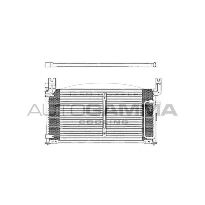 Condenseur, climatisation AUTOGAMMA 102791
