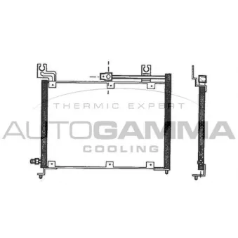 Condenseur, climatisation AUTOGAMMA 102792