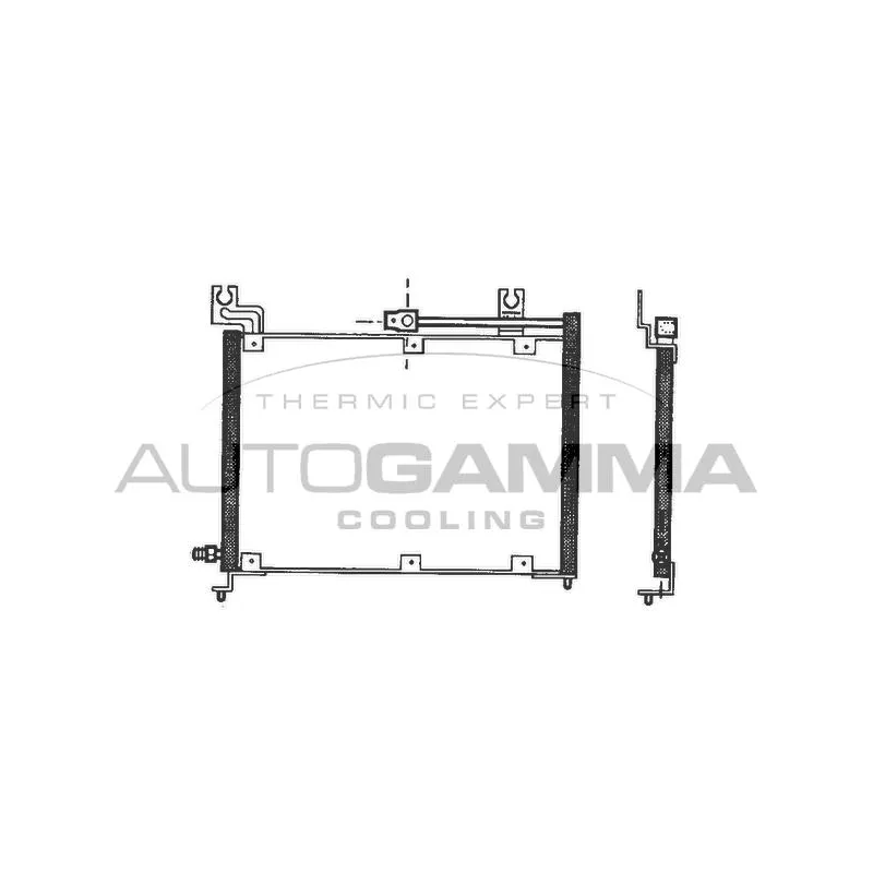 Condenseur, climatisation AUTOGAMMA 102792