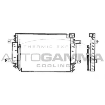 Condenseur, climatisation AUTOGAMMA 102795