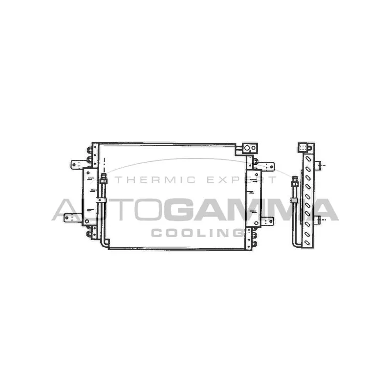 Condenseur, climatisation AUTOGAMMA 102795