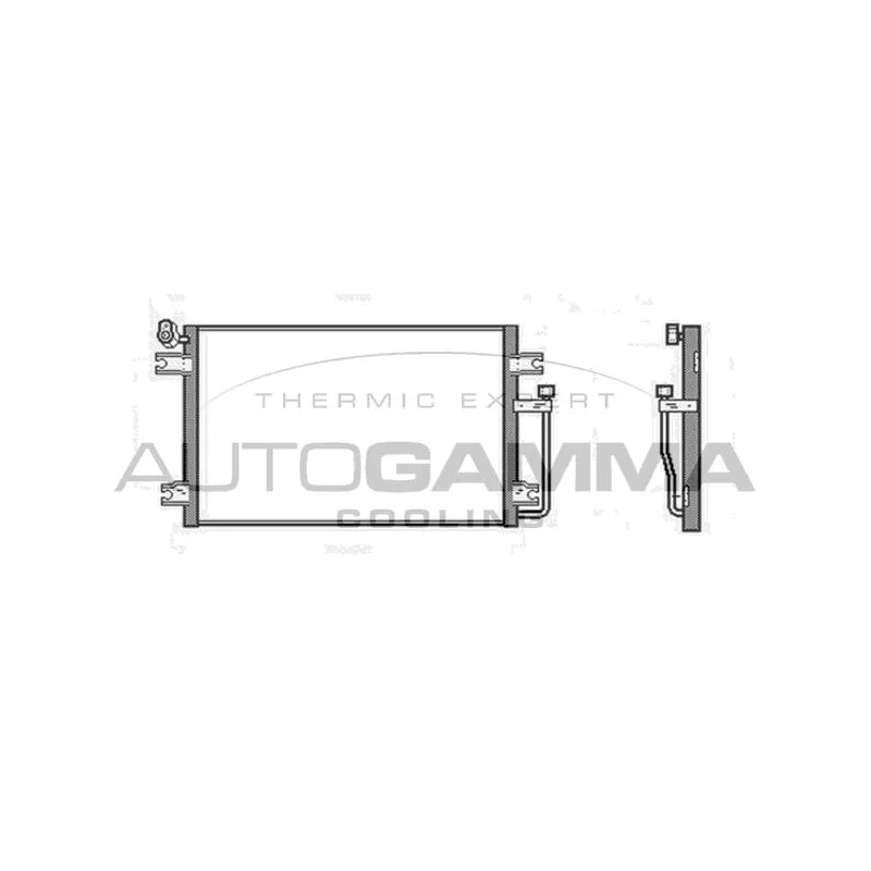Condenseur, climatisation AUTOGAMMA 102796