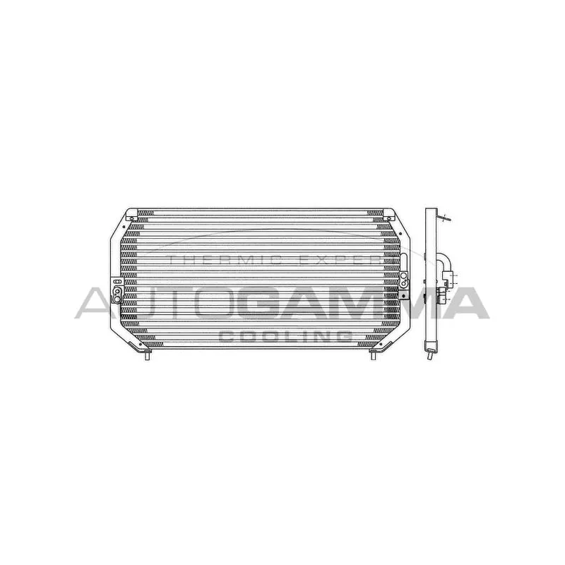 Condenseur, climatisation AUTOGAMMA 102798