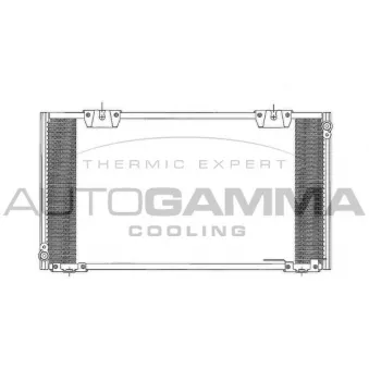 Condenseur, climatisation AUTOGAMMA 102799