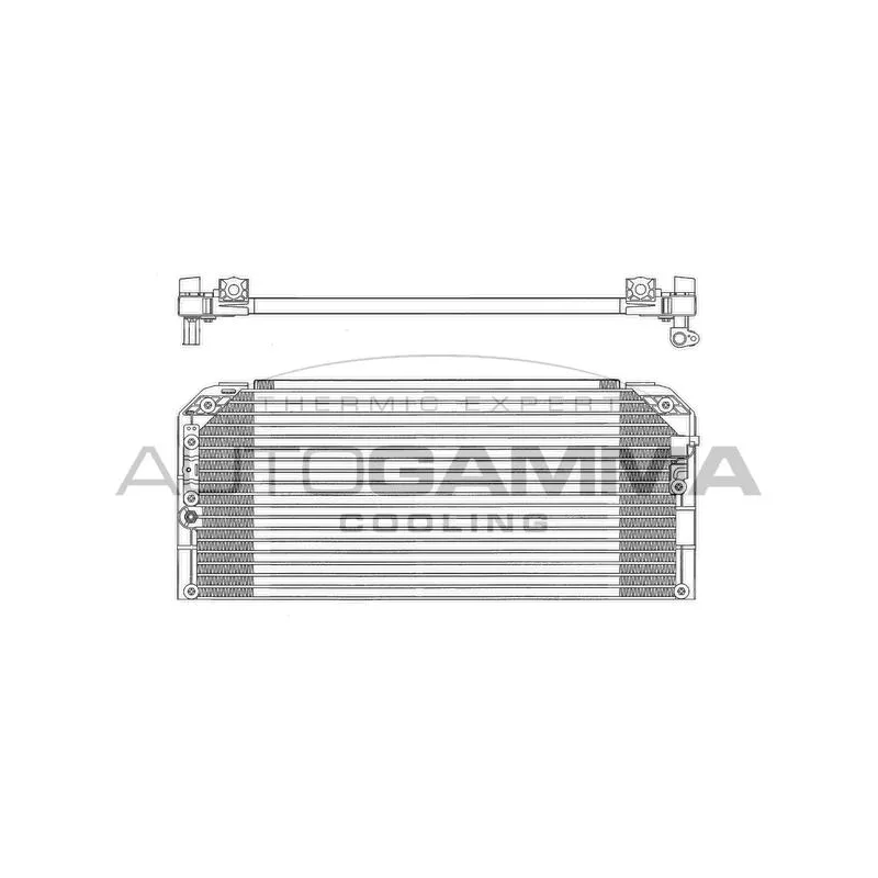 Condenseur, climatisation AUTOGAMMA 102801