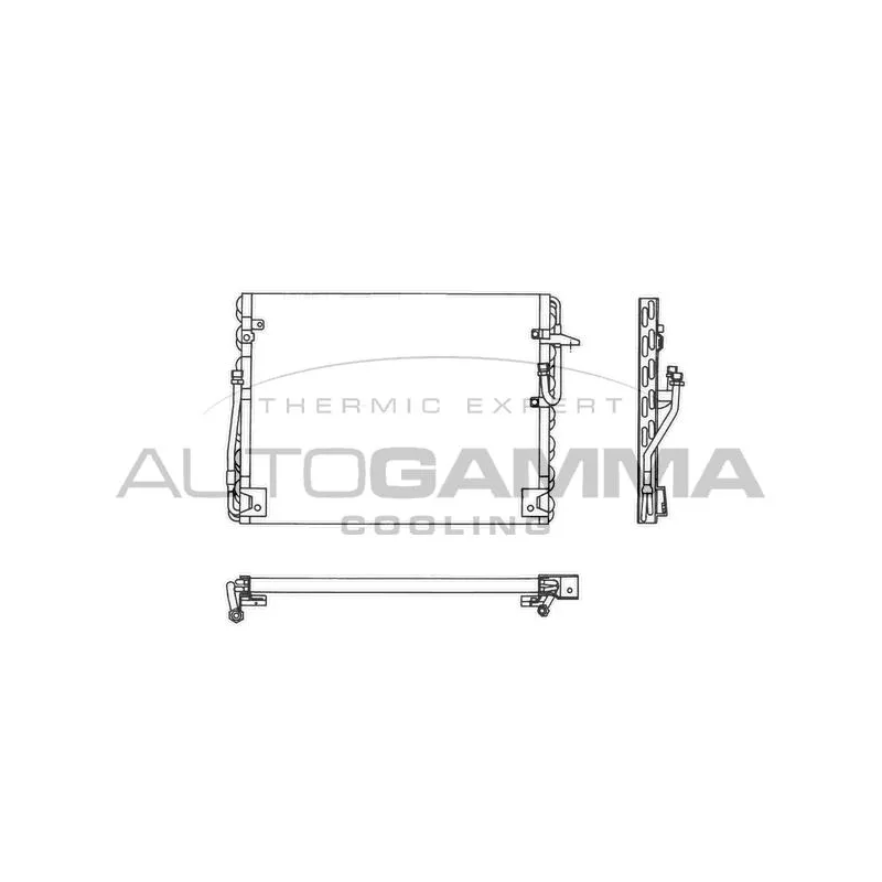 Condenseur, climatisation AUTOGAMMA 102802