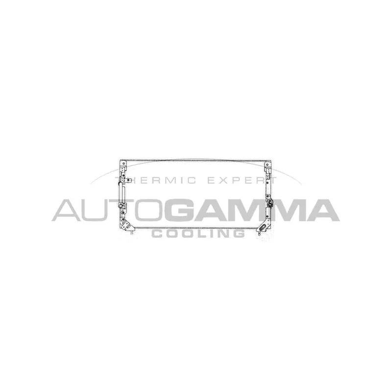 Condenseur, climatisation AUTOGAMMA 102803