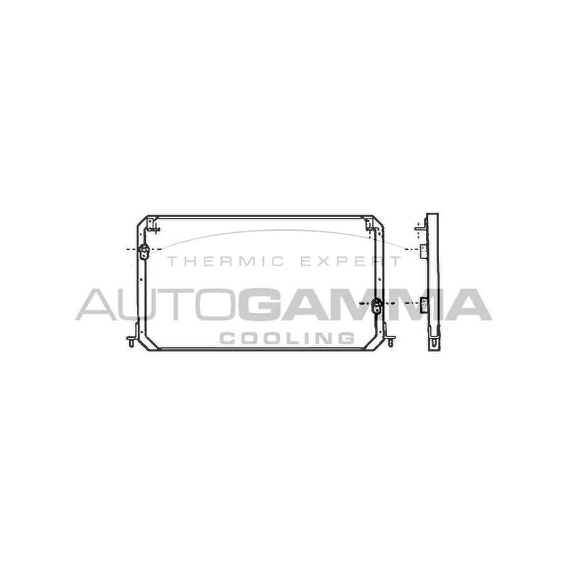 Condenseur, climatisation AUTOGAMMA 102804