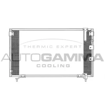Condenseur, climatisation AUTOGAMMA 102807