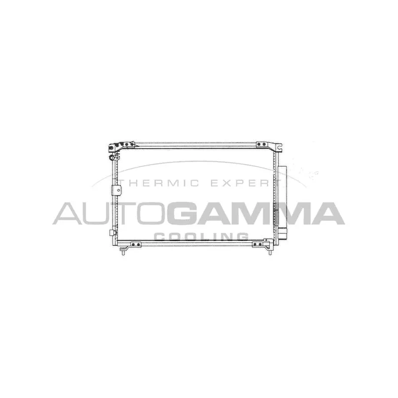 Condenseur, climatisation AUTOGAMMA 102808