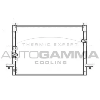 Condenseur, climatisation AUTOGAMMA 102809