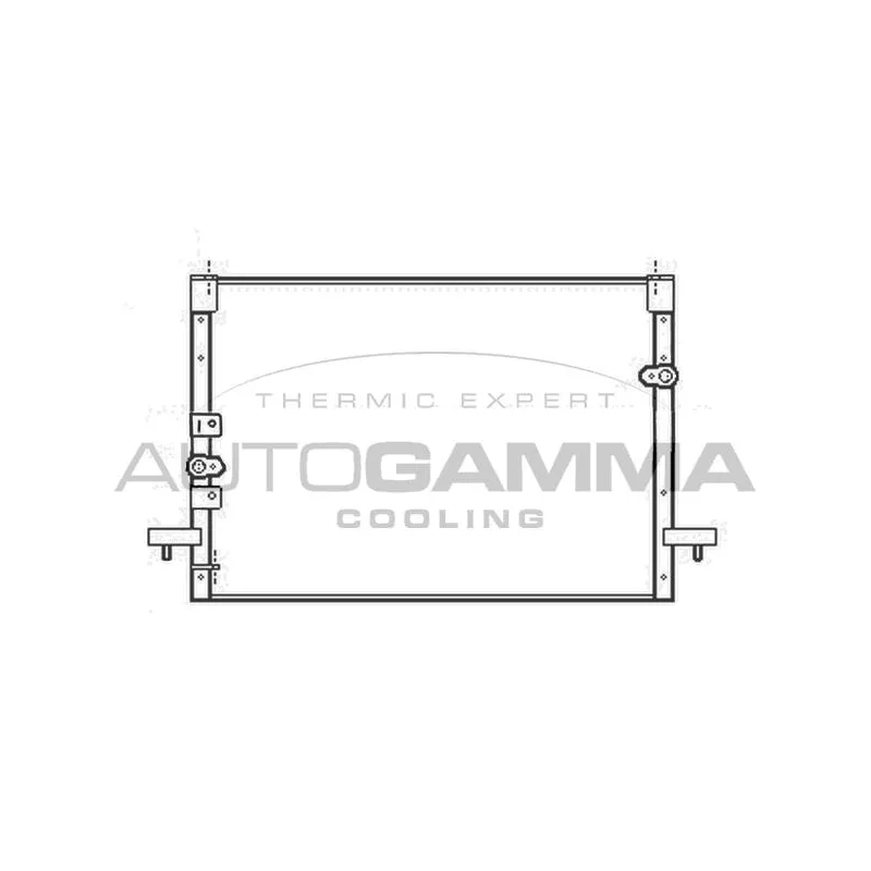 Condenseur, climatisation AUTOGAMMA 102809