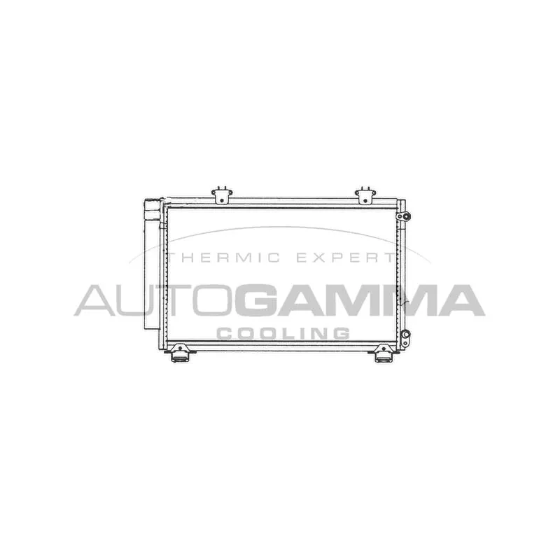 Condenseur, climatisation AUTOGAMMA 102812