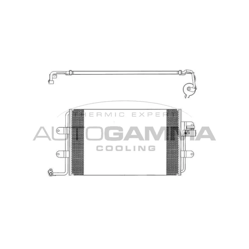 Condenseur, climatisation AUTOGAMMA 102813