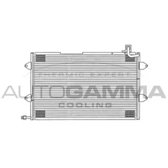 Condenseur, climatisation AUTOGAMMA 102820