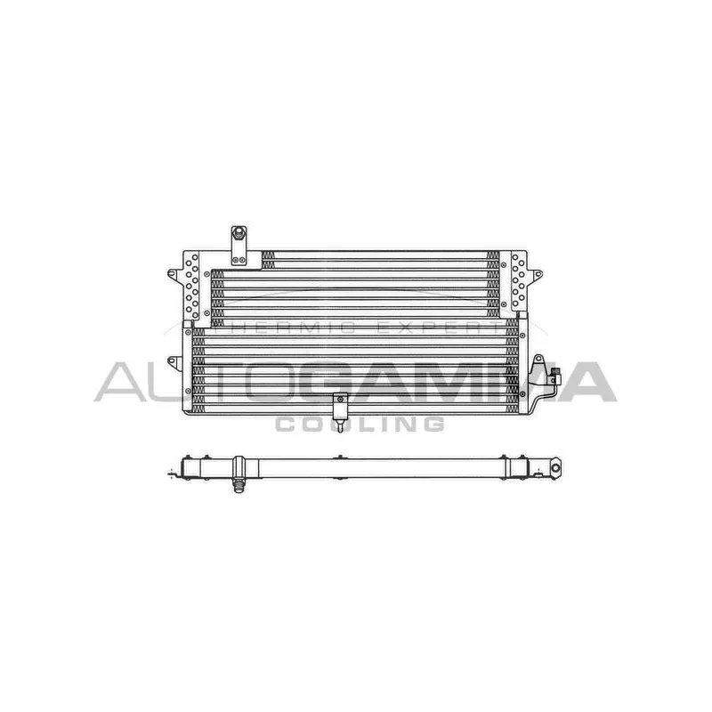 Condenseur, climatisation AUTOGAMMA 102822