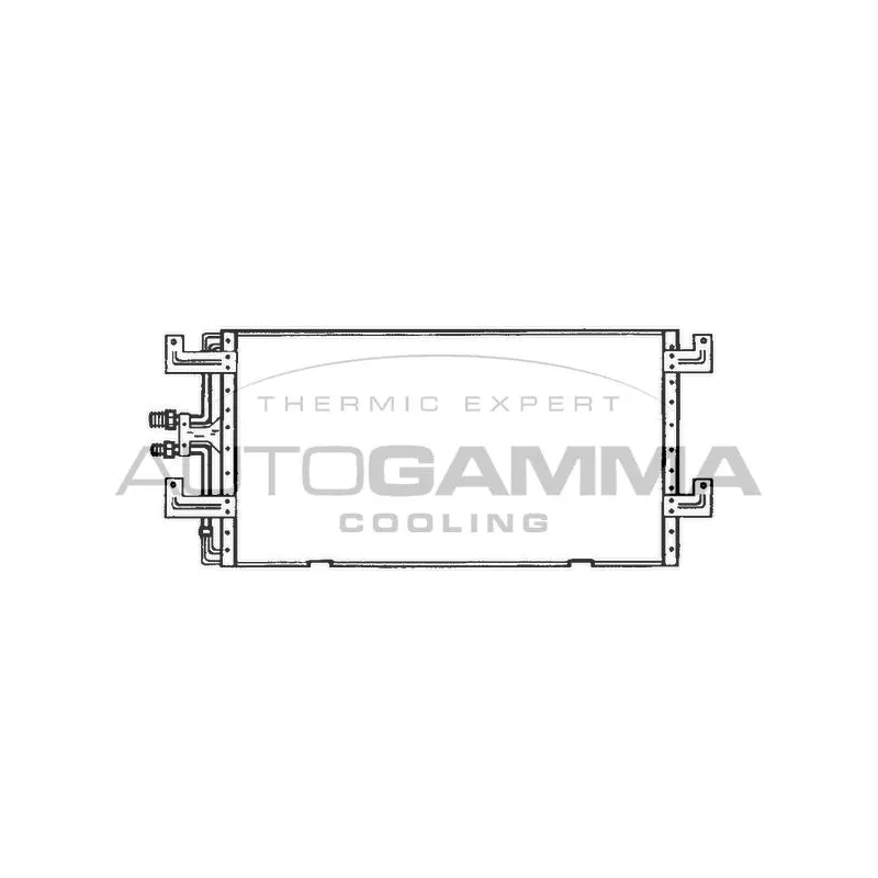 Condenseur, climatisation AUTOGAMMA 102824