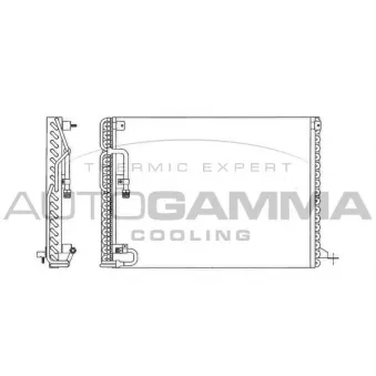 Condenseur, climatisation AUTOGAMMA 102827