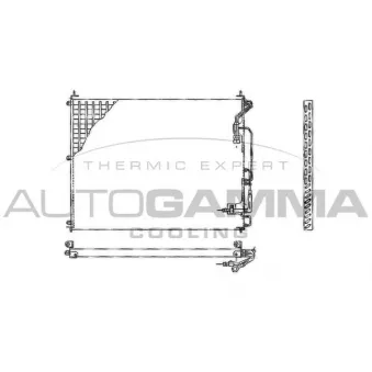 Condenseur, climatisation AUTOGAMMA 102830