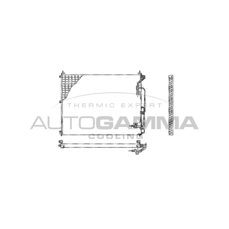 Condenseur, climatisation AUTOGAMMA 102830