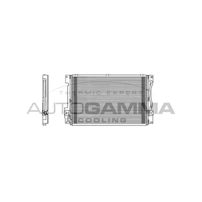Condenseur, climatisation AUTOGAMMA 102831