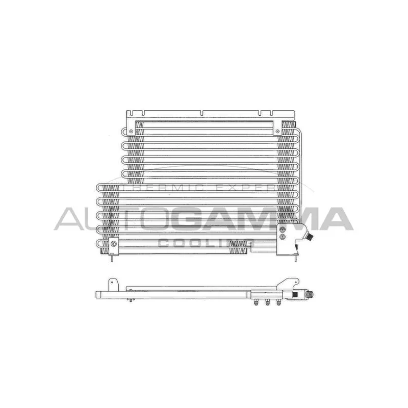 Condenseur, climatisation AUTOGAMMA 102833
