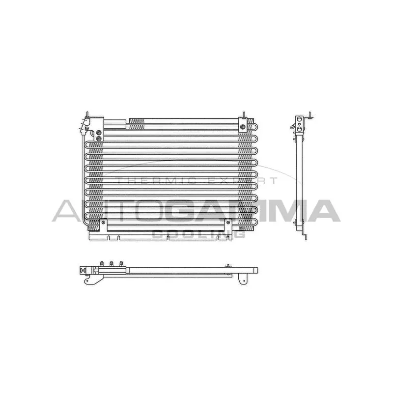 Condenseur, climatisation AUTOGAMMA 102834