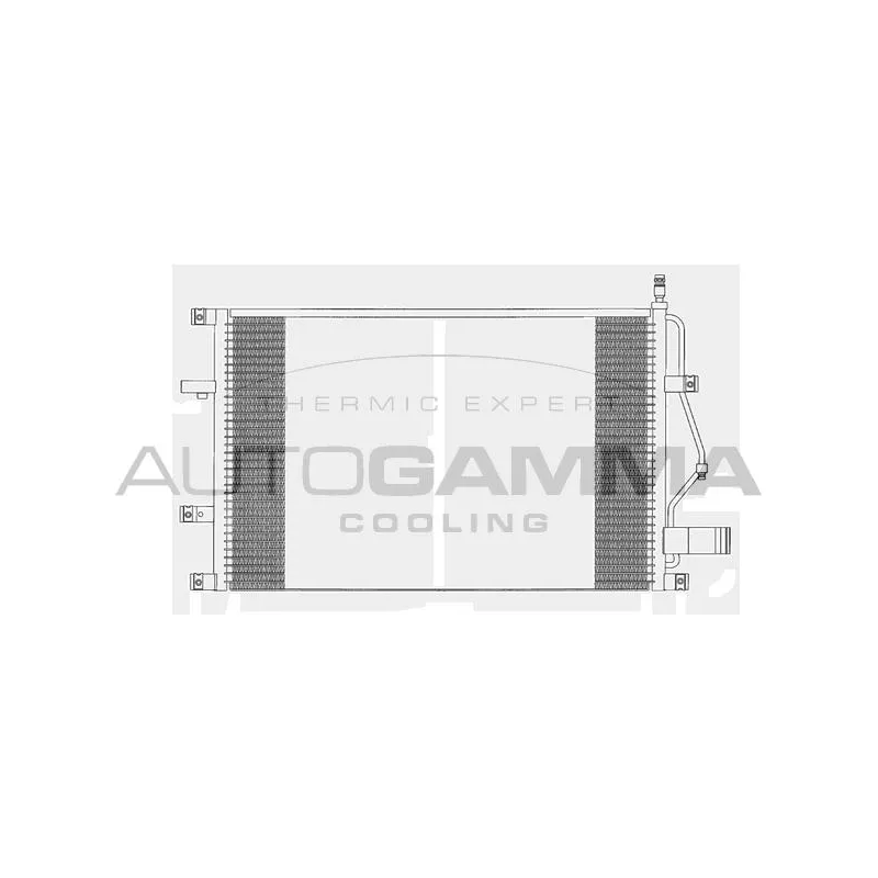 Condenseur, climatisation AUTOGAMMA 102835