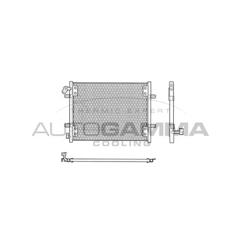 Condenseur, climatisation AUTOGAMMA 102841