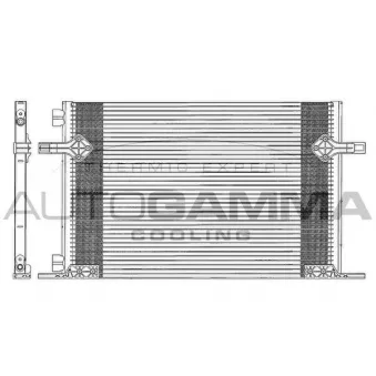 Condenseur, climatisation AUTOGAMMA 102843