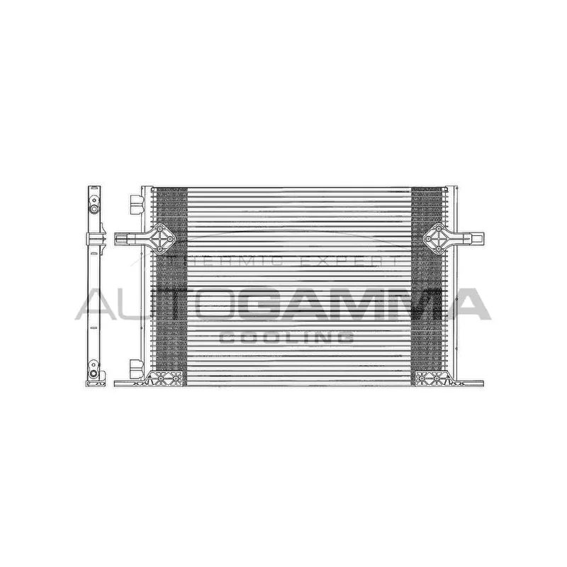 Condenseur, climatisation AUTOGAMMA 102843