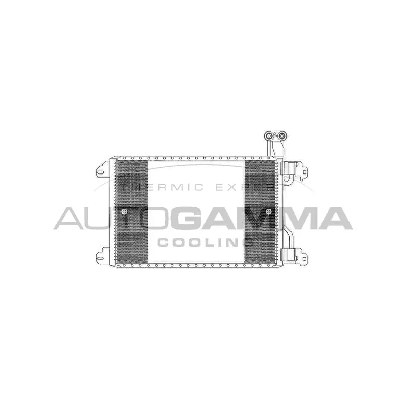 Condenseur, climatisation AUTOGAMMA 102846