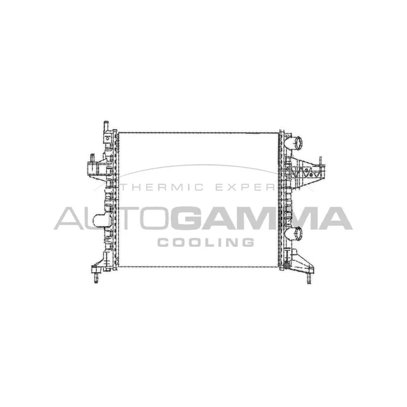 Radiateur, refroidissement du moteur AUTOGAMMA 102847