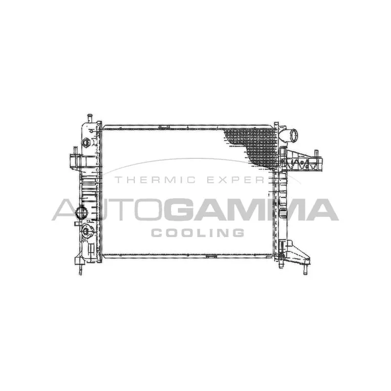 Radiateur, refroidissement du moteur AUTOGAMMA 102850