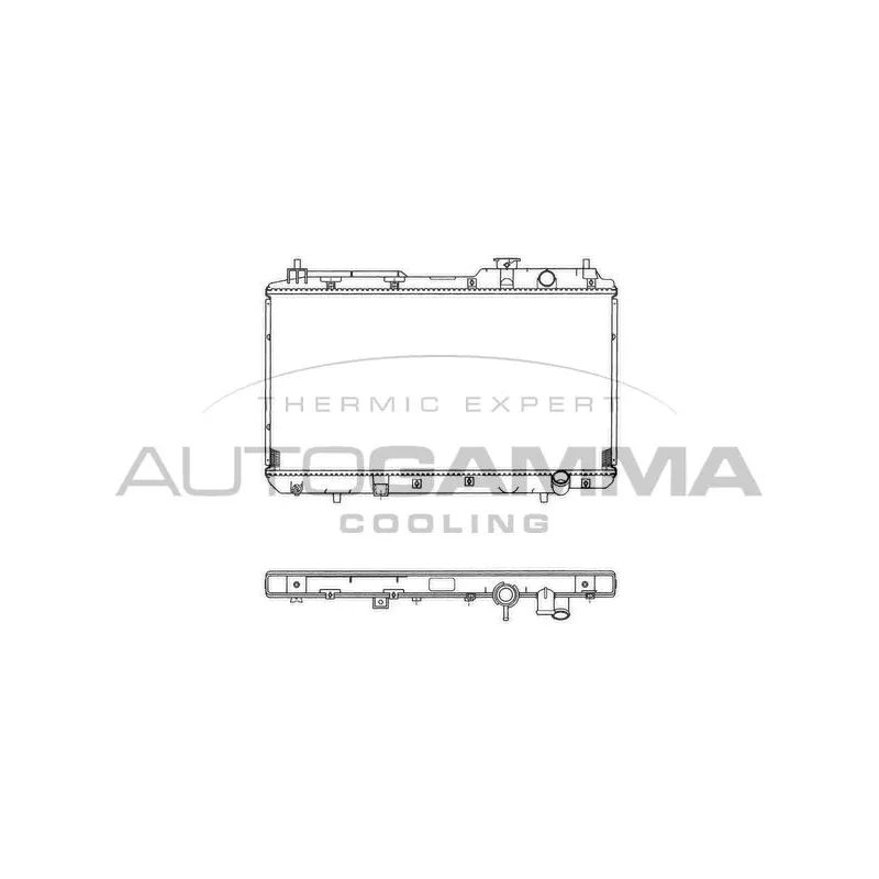 Radiateur, refroidissement du moteur AUTOGAMMA 102853