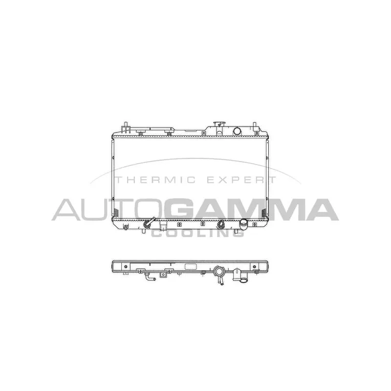 Radiateur, refroidissement du moteur AUTOGAMMA 102854