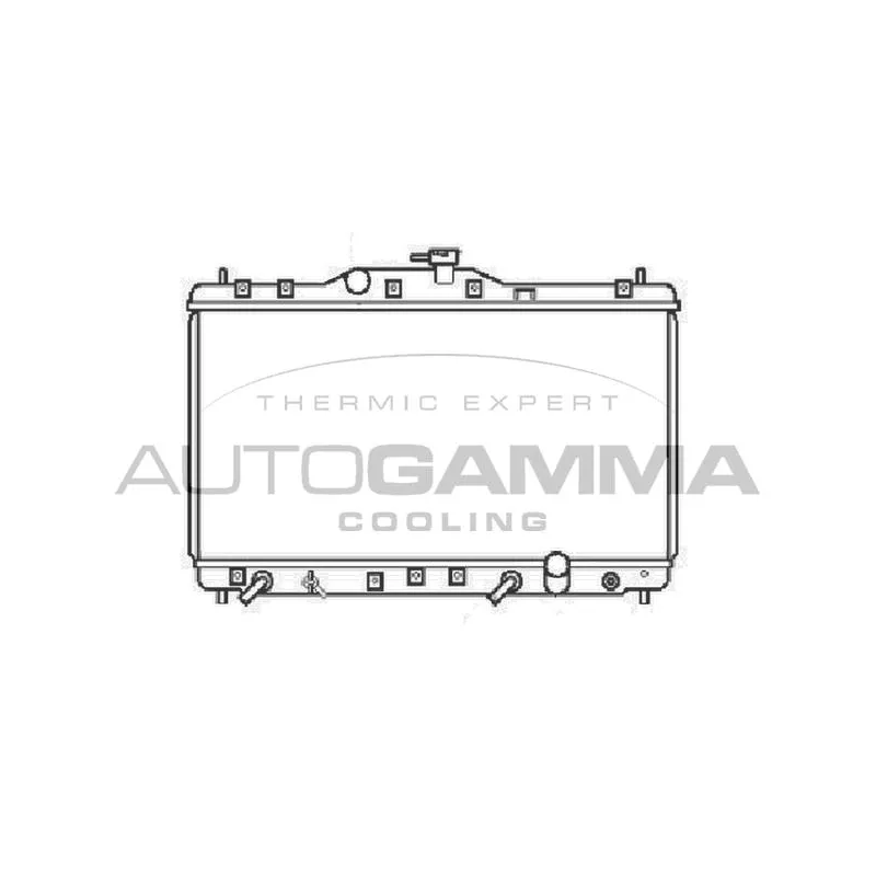 Radiateur, refroidissement du moteur AUTOGAMMA 102856