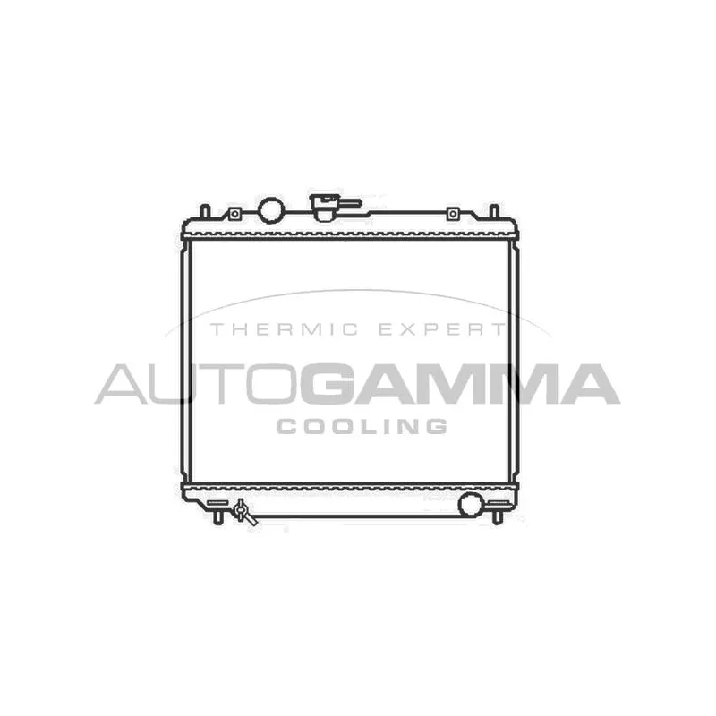 Radiateur, refroidissement du moteur AUTOGAMMA 102872