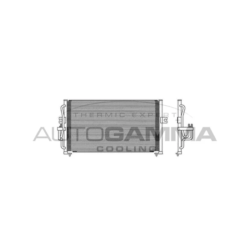 Condenseur, climatisation AUTOGAMMA 102885