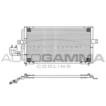 Condenseur, climatisation AUTOGAMMA 102886