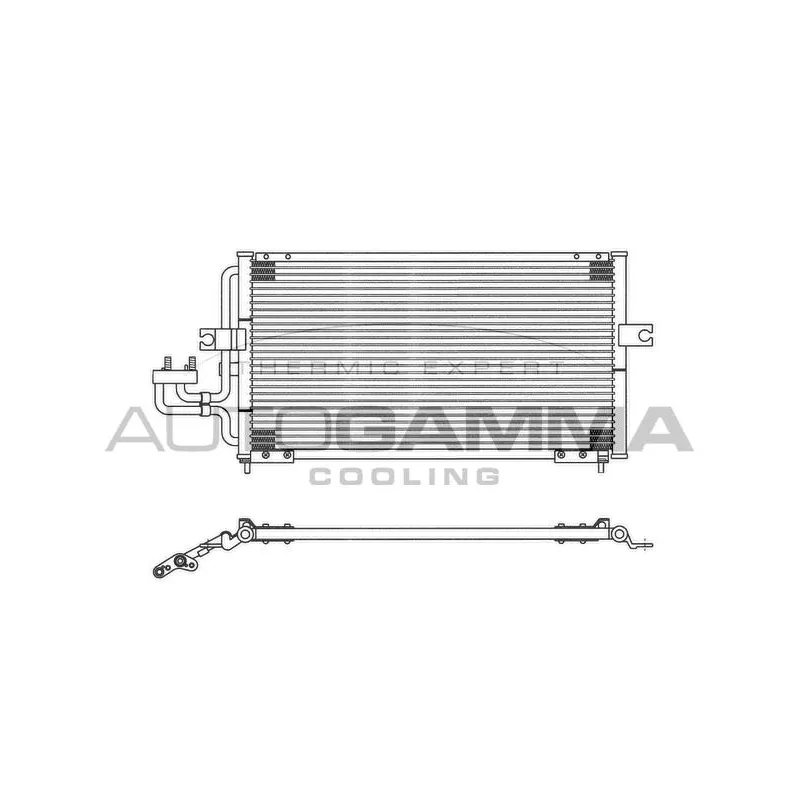 Condenseur, climatisation AUTOGAMMA 102886