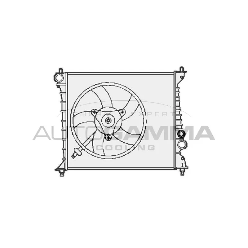 Radiateur, refroidissement du moteur AUTOGAMMA 102894